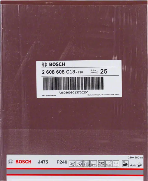 2608608C13 Foaie abrazivă J475 