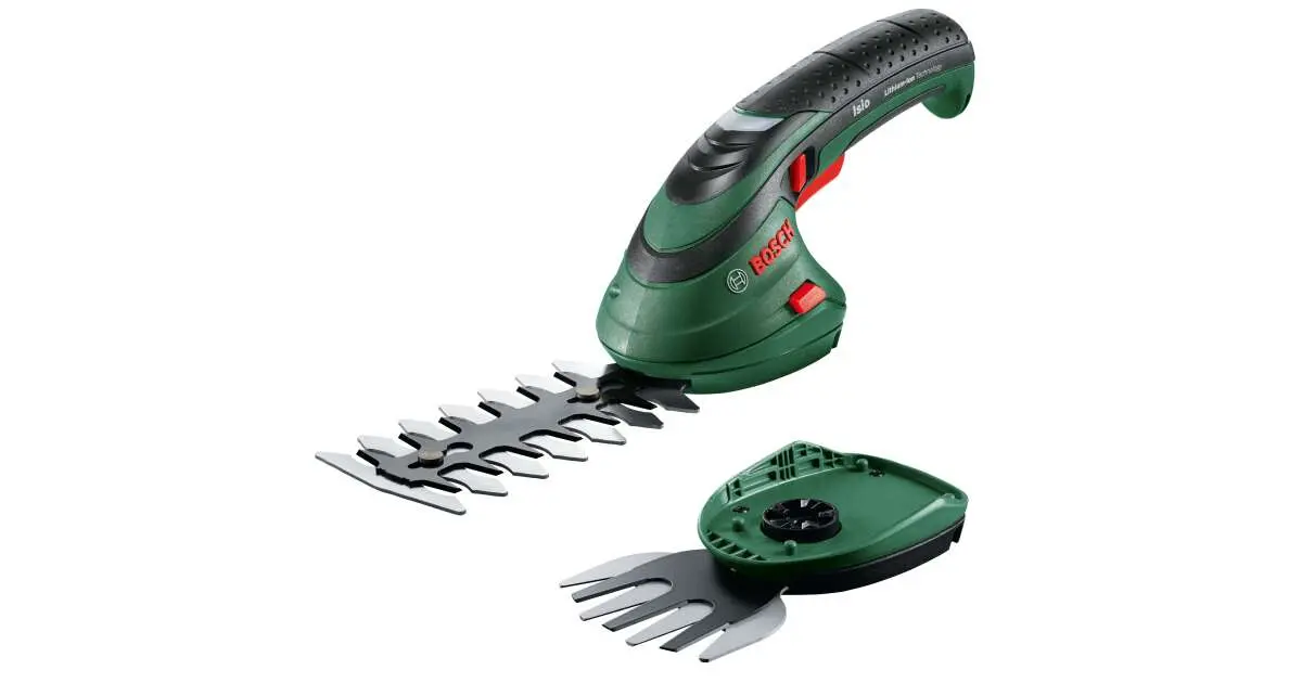 0600833109 Foarfece pentru tuns arbuşti şi tăiat iarba cu acumulator