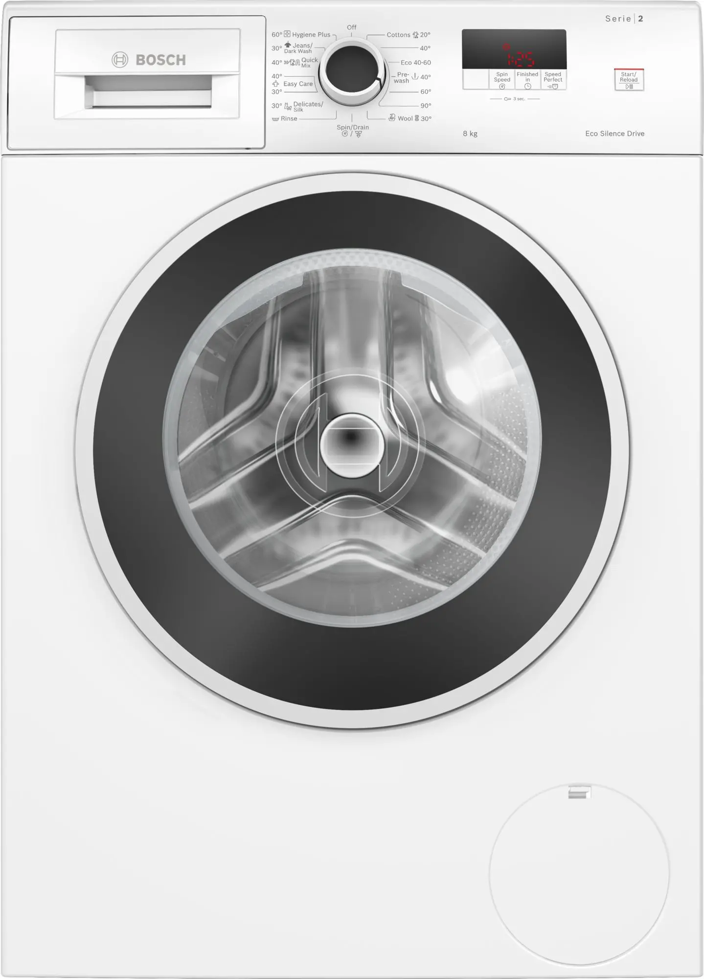 Masina de spalat Bosch WGE03200BY incarcare frontala serie 2, 8 kg Alb